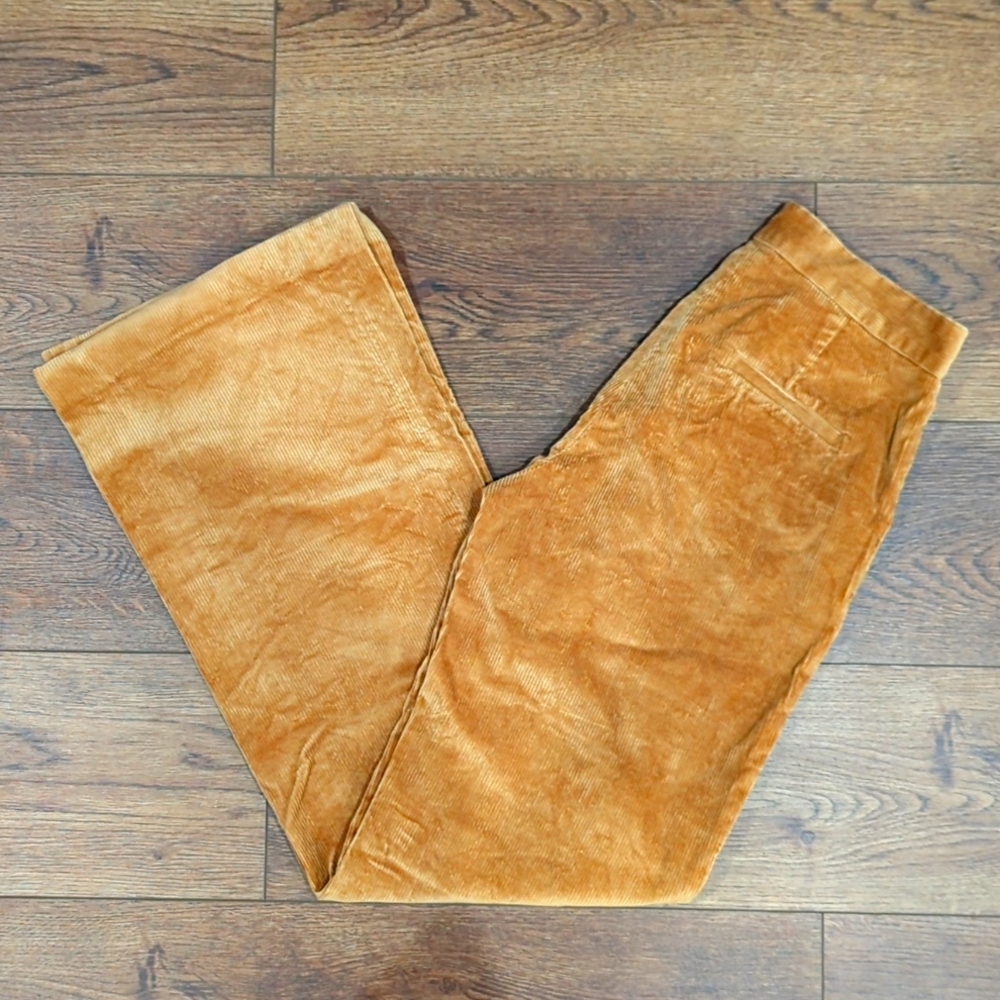 Babaton | Joey Corduroy Golden Tan Brown Pockets Wide Leg Size 0